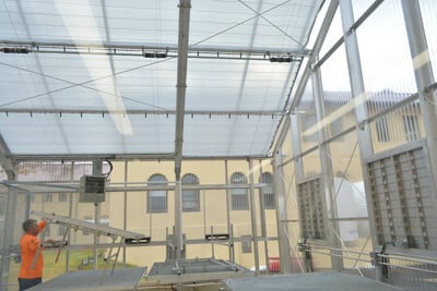 View from Classroom to Greenhouse