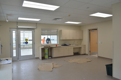 View of Greenhouse Classroom