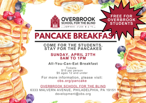 The 2025 Pancake Breakfast will be held on Saturday, April 27, from 8am to 1pm. 
