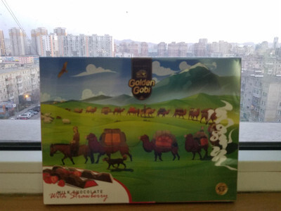 brochure propped up in front of hotel window overlooking a city